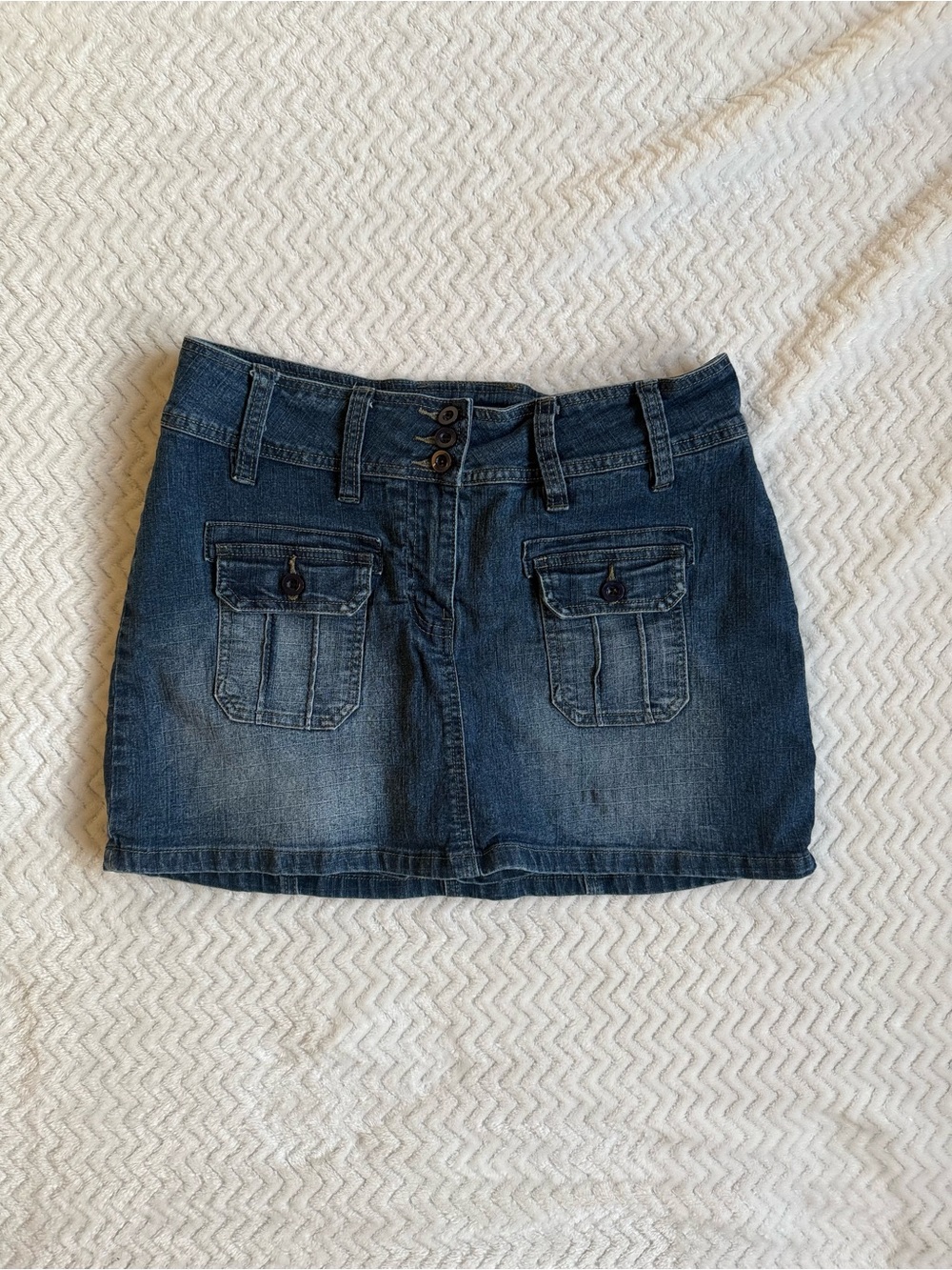 Y2K 2000s Low Rise Mini Skirt Size 11